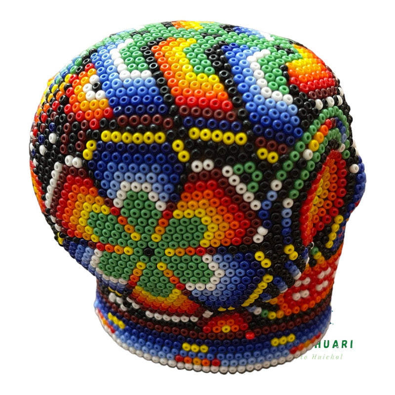 Calavera de Chaquira - AHFT813 - TATEHUARI, arte huichol
