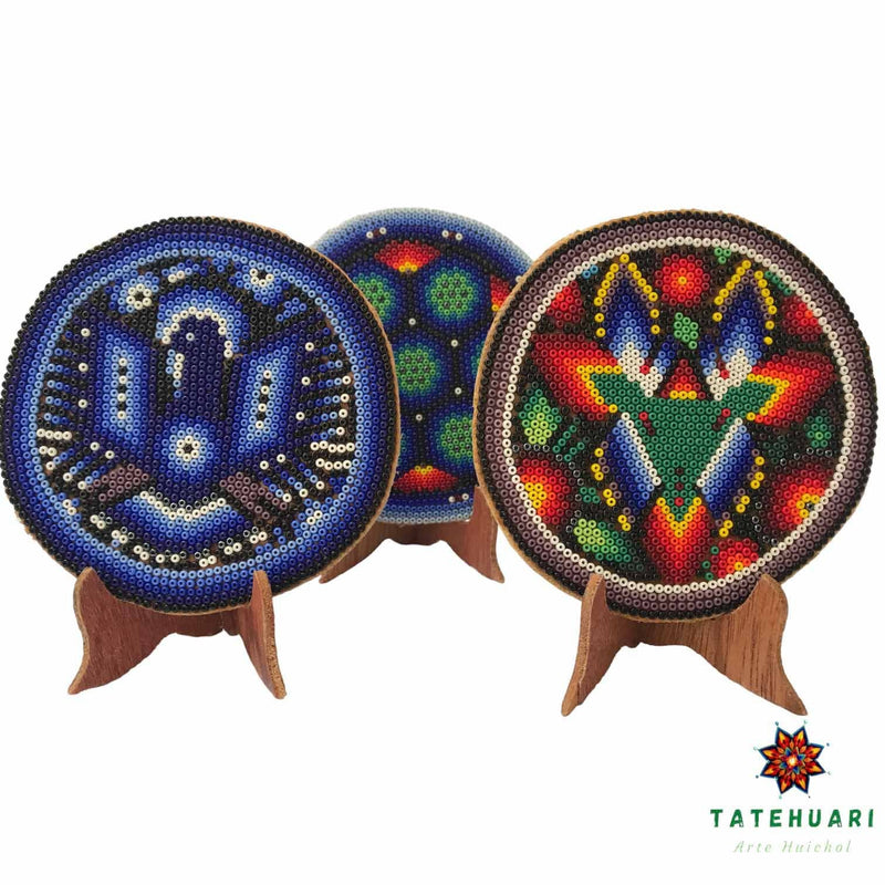 Círculo Chico - Arte Huichol - TATEHUARI, arte huichol