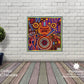Cuadro o Tabla de Estambre 40 X 40 cms - TATEHUARI, arte huichol