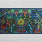 "LUZ DEL SOL Y VISION DEL VENADO" AHCT6012062 - TATEHUARI, arte huichol