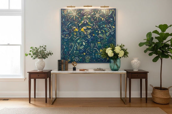 "EL CANTO QUE NUNCA SE APAGA" AHCT12012053 - TATEHUARI, arte huichol