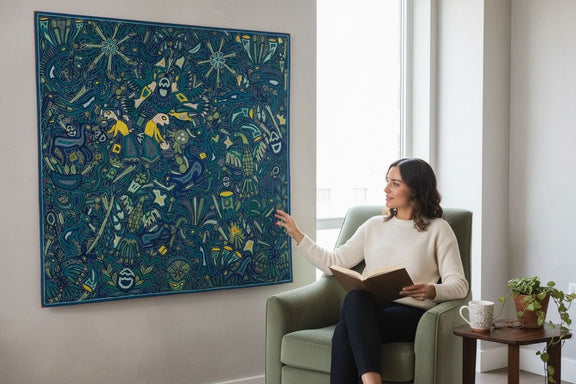 "EL CANTO QUE NUNCA SE APAGA" AHCT12012053 - TATEHUARI, arte huichol