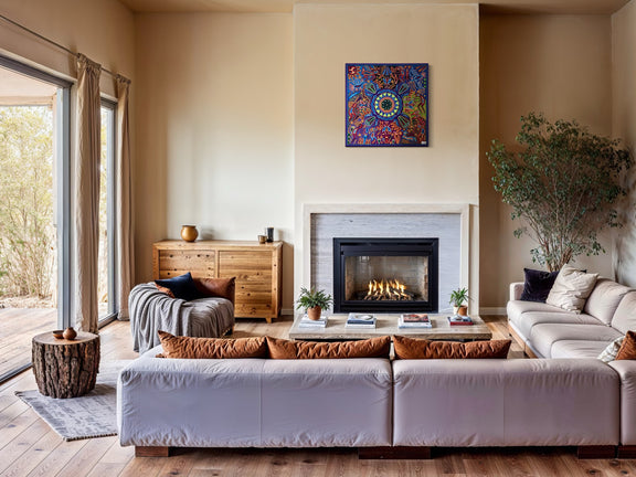 "LOS GUARDIANES DEL ESPIRITU SAGRADO" AHCT808055 - TATEHUARI, arte huichol