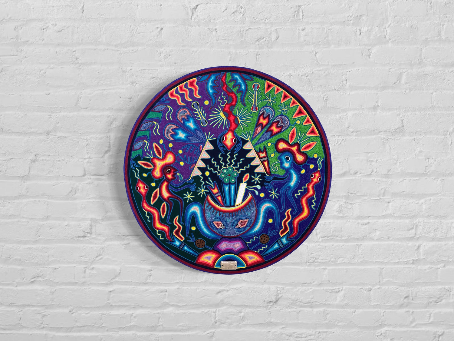 "LA JICARA SAGRADA" AHCT606065 - TATEHUARI, arte huichol