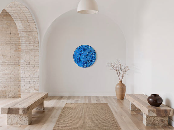 "EL LLAMADO DEL TAMBOR" AHCT606064 - TATEHUARI, arte huichol