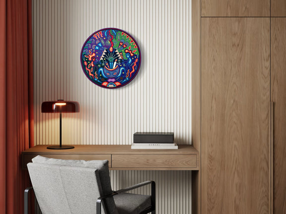 "LA JICARA SAGRADA" AHCT606065 - TATEHUARI, arte huichol