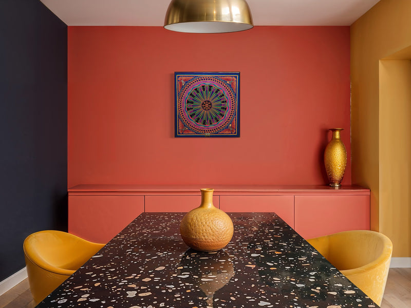 "EL VUELO DEL MANDALA" AHCT606042 - TATEHUARI, arte huichol