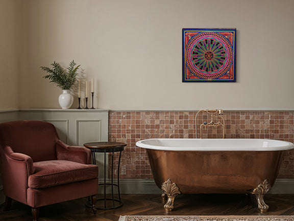 "EL VUELO DEL MANDALA" AHCT606042 - TATEHUARI, arte huichol