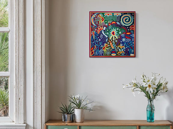 "TATEHUARI, EL CORAZON DEL FUEGO"  AHCT606058 - TATEHUARI, arte huichol