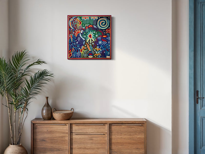 "TATEHUARI, EL CORAZON DEL FUEGO"  AHCT606058 - TATEHUARI, arte huichol