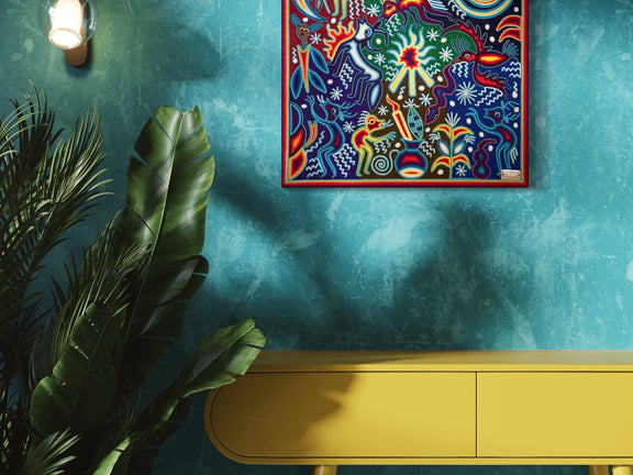 "TATEHUARI, EL CORAZON DEL FUEGO"  AHCT606058 - TATEHUARI, arte huichol