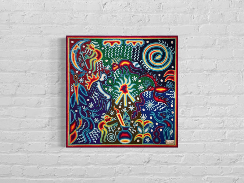 "TATEHUARI, EL CORAZON DEL FUEGO"  AHCT606058 - TATEHUARI, arte huichol