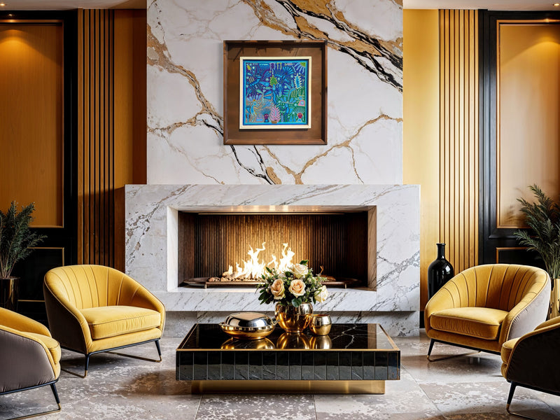 "EL CORAZON DEL FUEGO" AHCT606060 - TATEHUARI, arte huichol