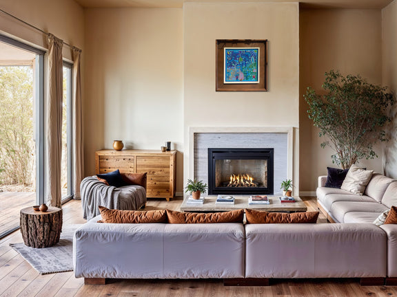 "EL CORAZON DEL FUEGO" AHCT606060 - TATEHUARI, arte huichol