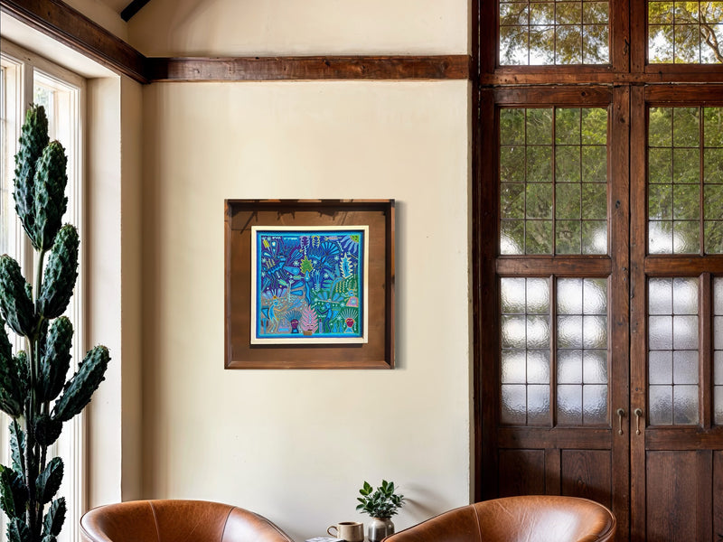 "EL CORAZON DEL FUEGO" AHCT606060 - TATEHUARI, arte huichol