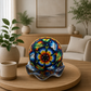 Esfera Decorada con Chaquira Extra Grande ESF05 - Arte Huichol - TATEHUARI, arte huichol