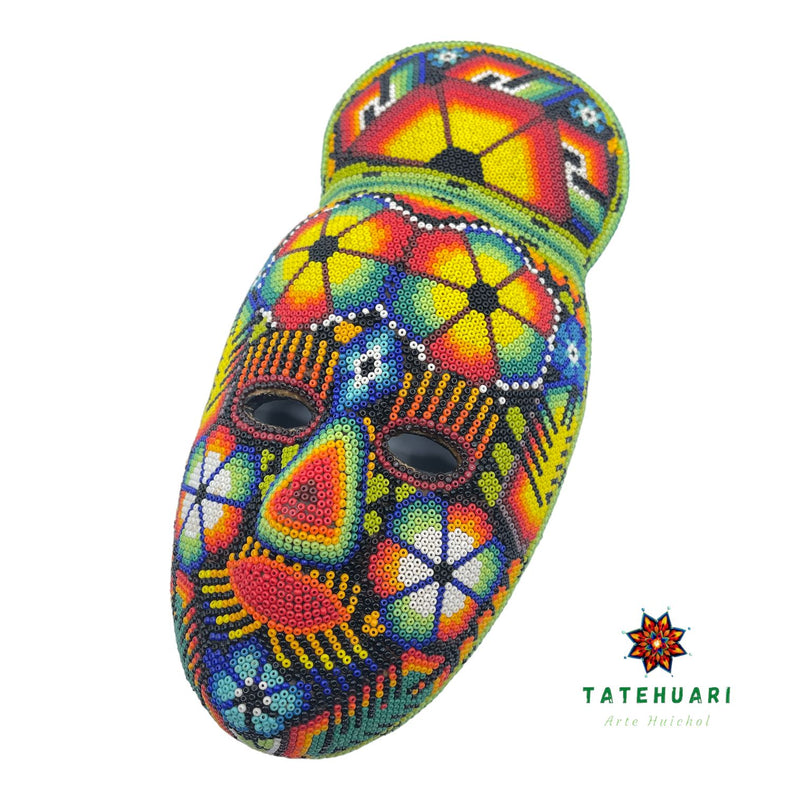 Máscara Copetona FG22 - TATEHUARI, arte huichol