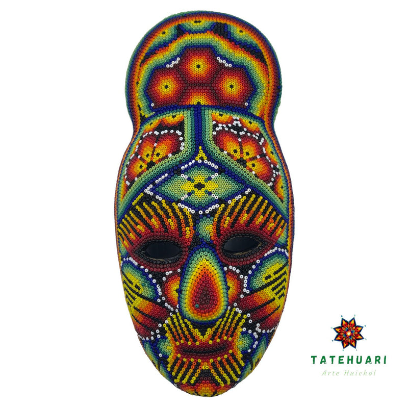 Máscara Copetona FG22 - TATEHUARI, arte huichol