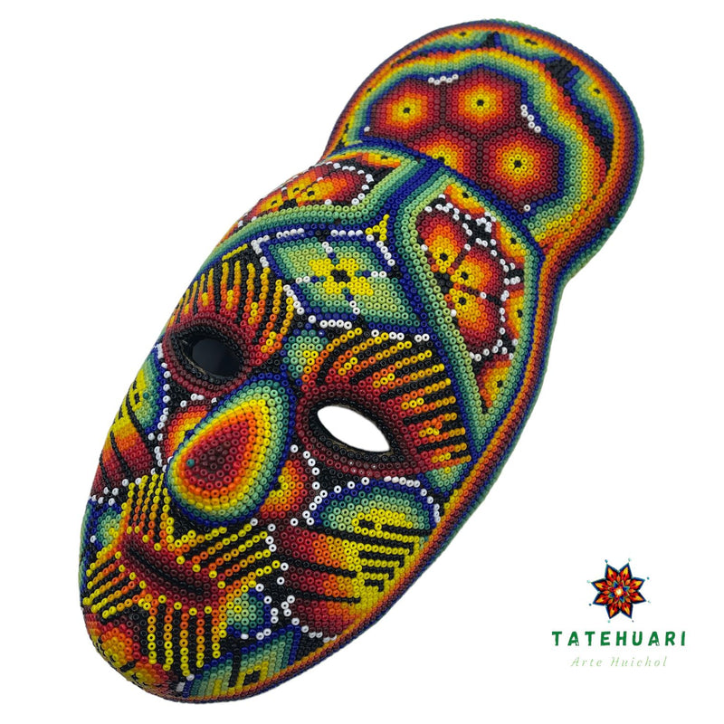 Máscara Copetona FG22 - TATEHUARI, arte huichol