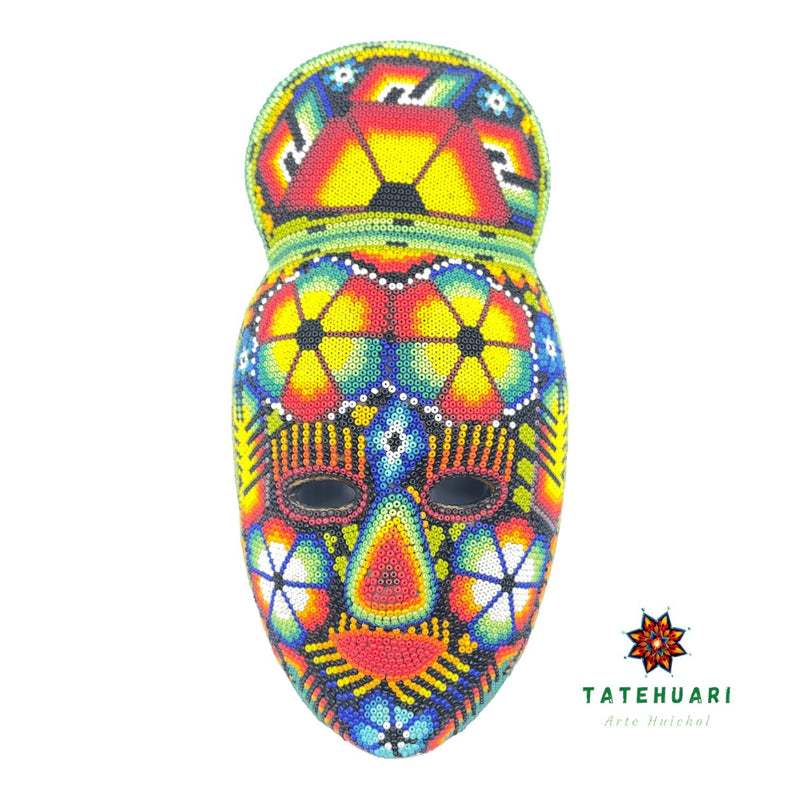 Máscara Copetona FG22 - TATEHUARI, arte huichol