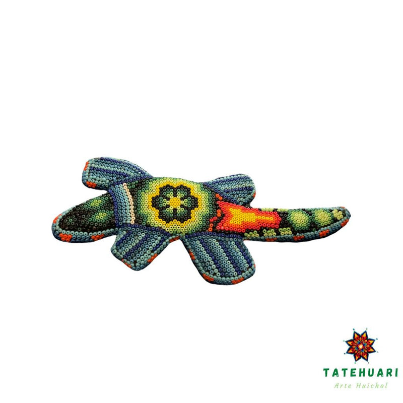 Iguana - FCH17 - TATEHUARI, arte huichol