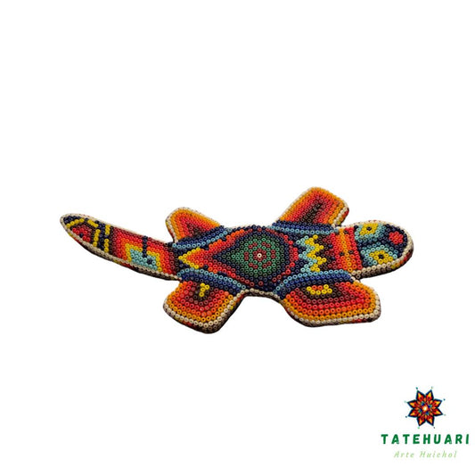 Iguana - FCH17 - TATEHUARI, arte huichol