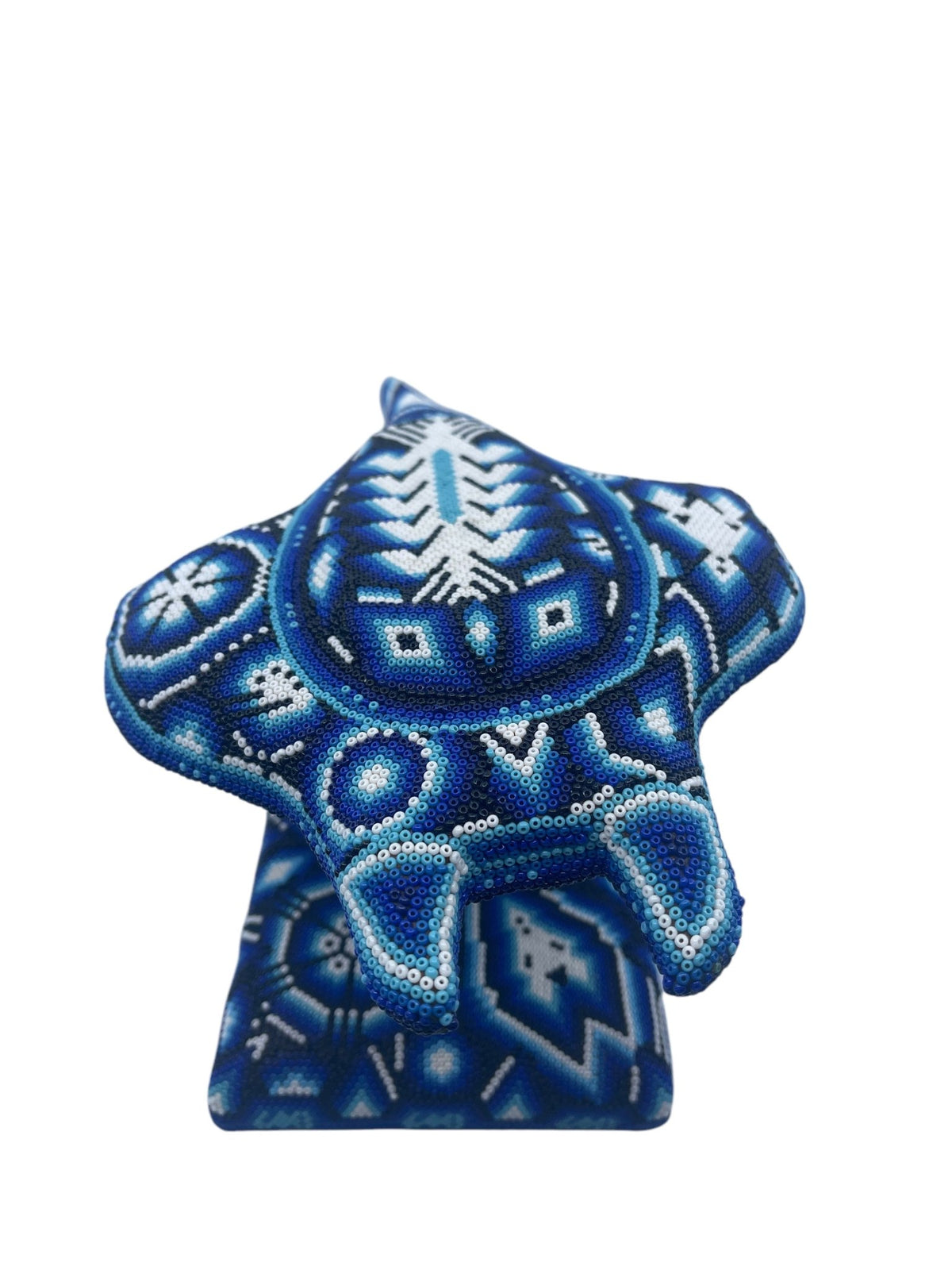 Mantarraya de chaquira MANT01 - TATEHUARI, arte huichol