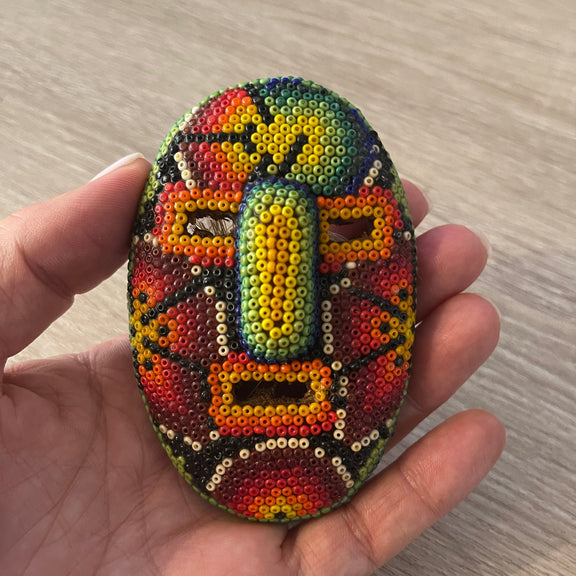 Máscara -  FCH24 - TATEHUARI, arte huichol