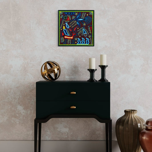 "EL MENSAJERO SAGRADO DEL ESPIRITU" AHCT3030109 - TATEHUARI, arte huichol