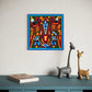 “GUARDIANES DEL FUEGO SAGRADO” AHCT30301010 - TATEHUARI, arte huichol
