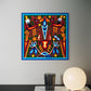 “GUARDIANES DEL FUEGO SAGRADO” AHCT30301010 - TATEHUARI, arte huichol