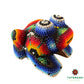 Rana de chaquira FCH04 - TATEHUARI, arte huichol
