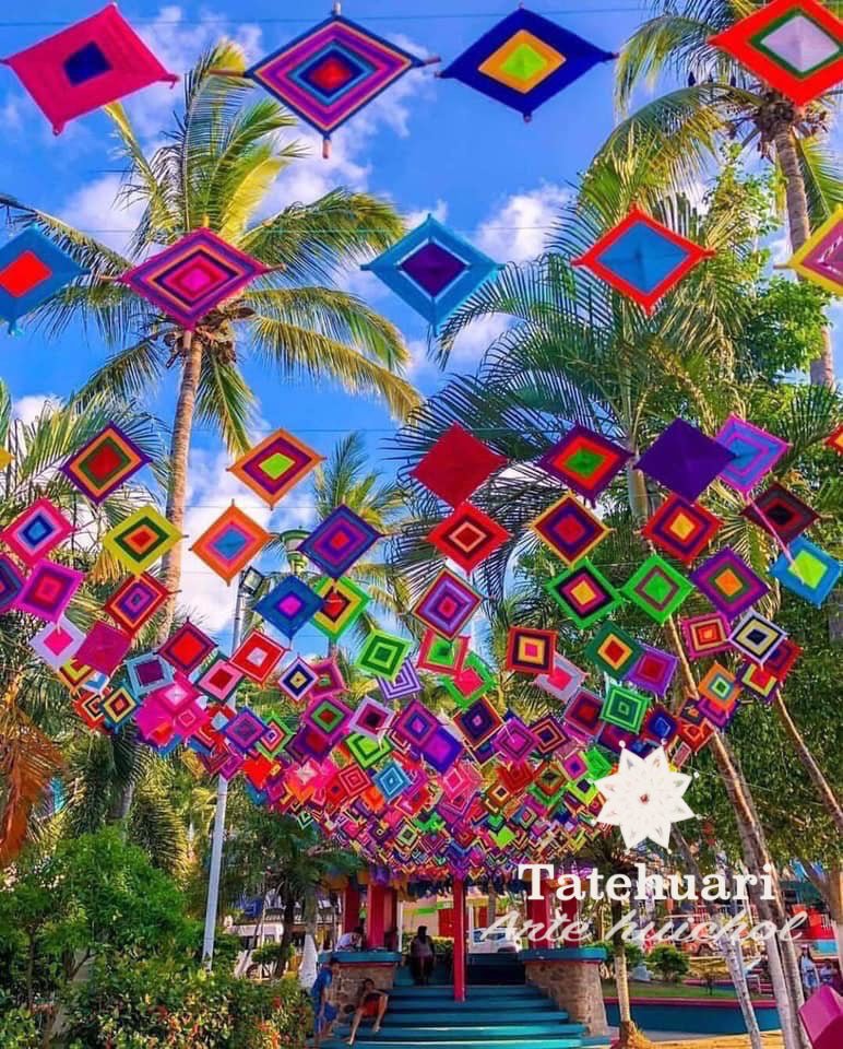 Ojo De Dios Mandala - MAN01 - TATEHUARI, arte huichol