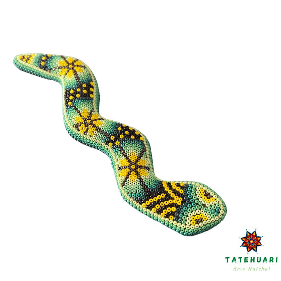 Serpiente - FCH21 - TATEHUARI, arte huichol