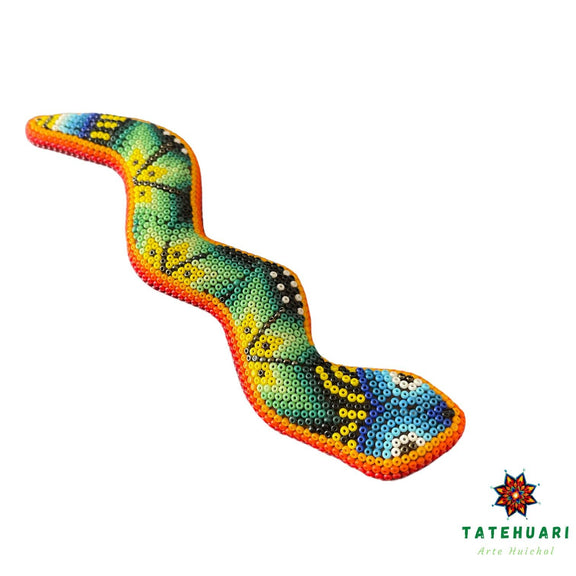 Serpiente - FCH21 - TATEHUARI, arte huichol