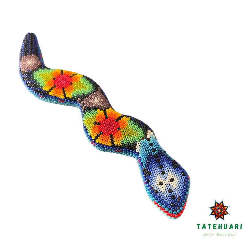 Serpiente - FCH21 - TATEHUARI, arte huichol