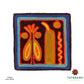 Cuadro o Tabla de Estambre 10 X 10 cms - TATEHUARI, arte huichol