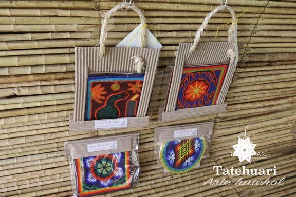 Cuadros 15 x 15 cms - Artesanía Huichol - TATEHUARI, arte huichol