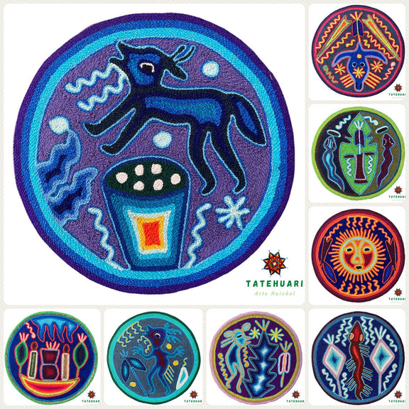 Cuadros 30 x 30 cms - Artesanía Huichol - TATEHUARI, arte huichol