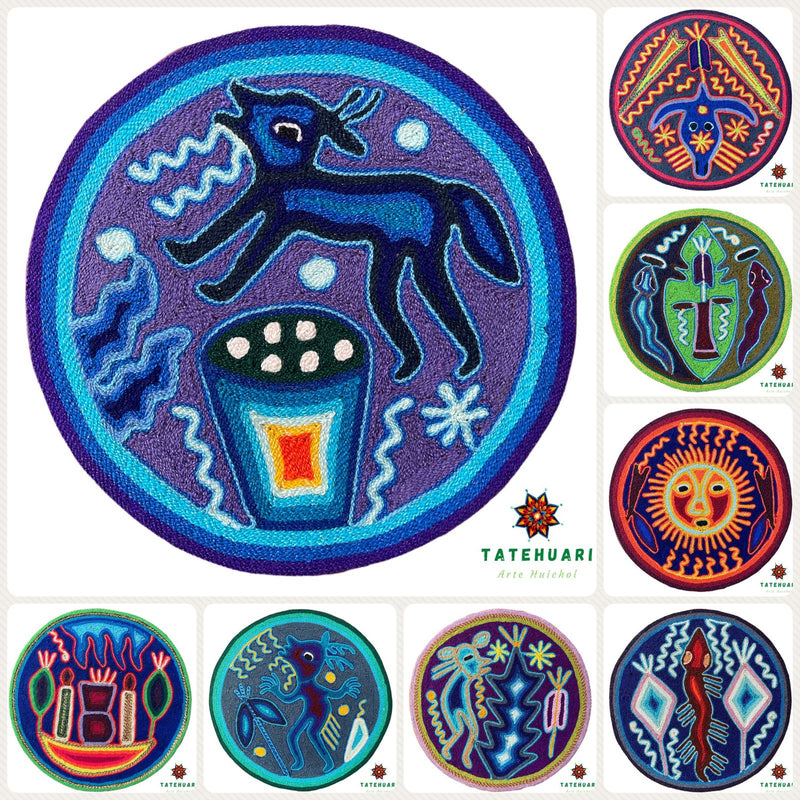 Cuadros 30 x 30 cms - Artesanía Huichol - TATEHUARI, arte huichol