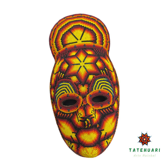 Máscara Copetona FG22 - TATEHUARI, arte huichol