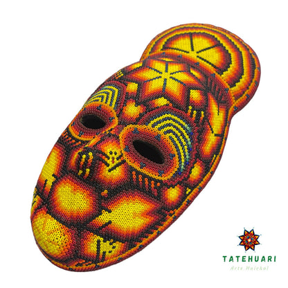 Máscara Copetona FG22 - TATEHUARI, arte huichol