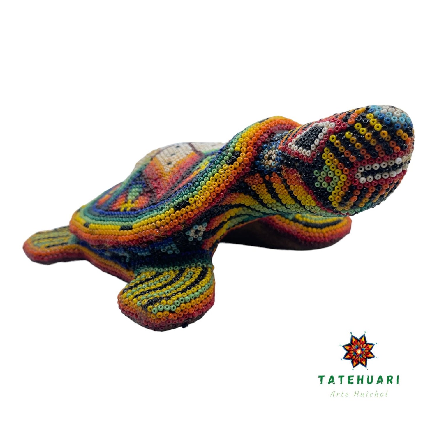 Tortuga de Chaquira FG16 - TATEHUARI, arte huichol