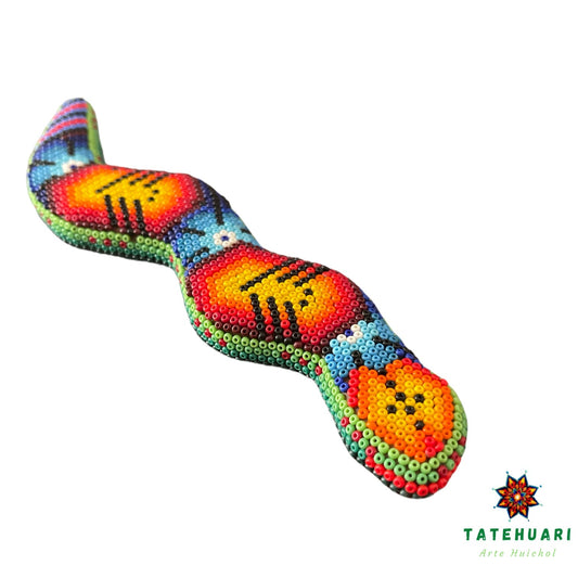 Serpiente - FCH21 - TATEHUARI, arte huichol